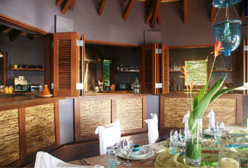 Kitchen at Baraka Point Villa on Virgin Gorda, BVI