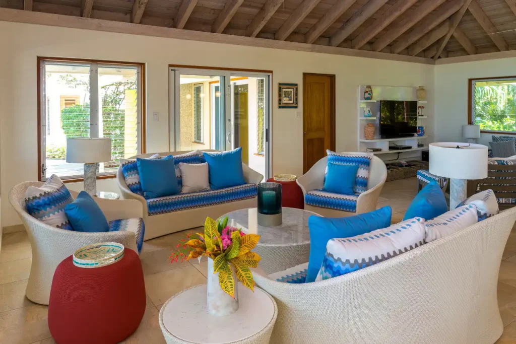 Beachcombe living room area