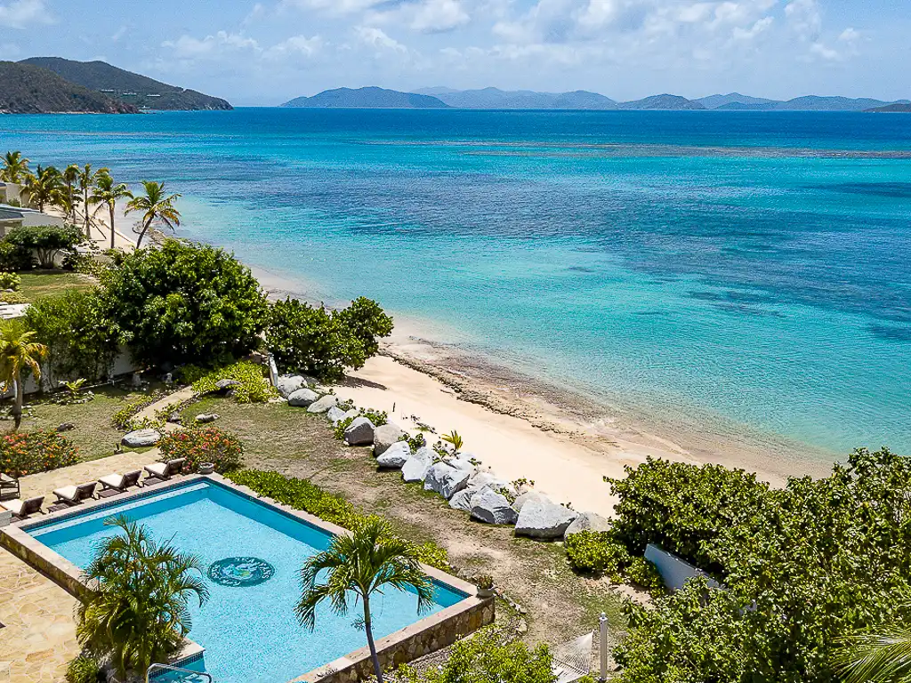 Sea Fans pool and beach view