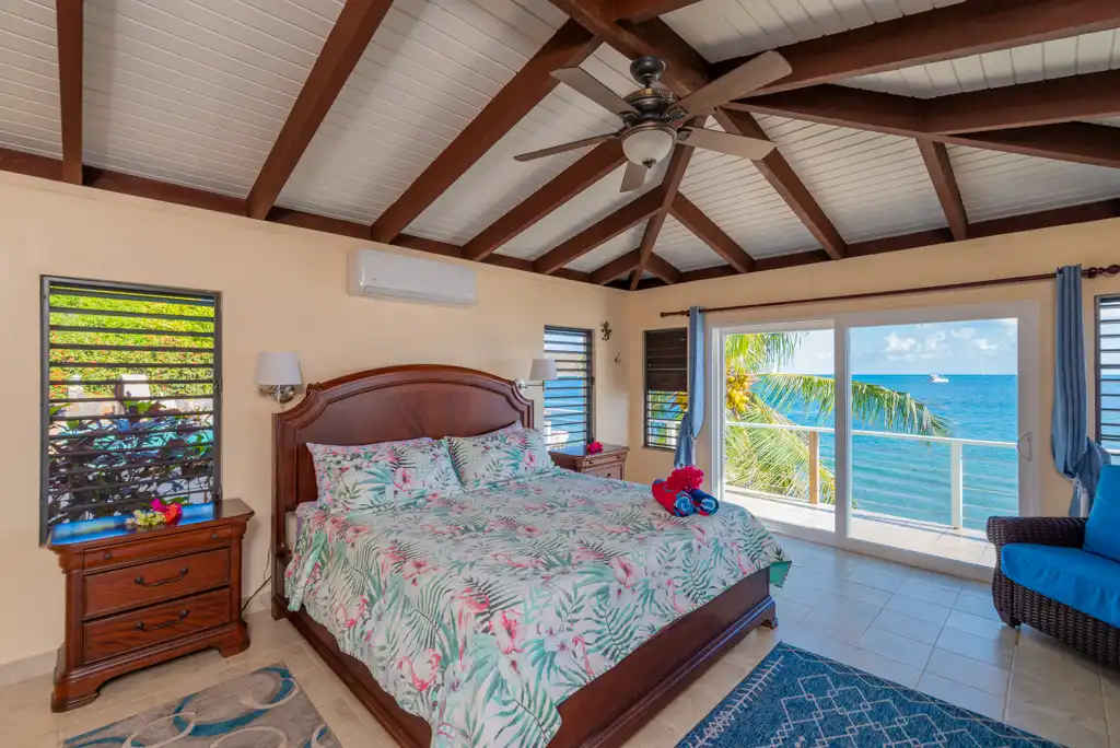 Serendipity bedroom with a balcony