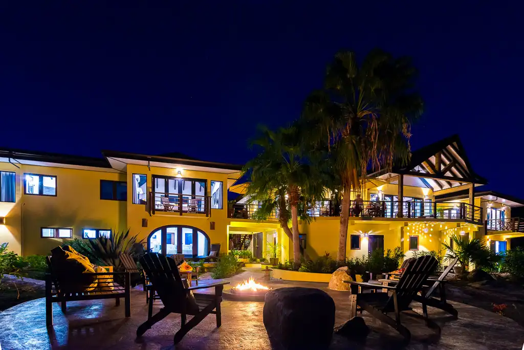 Cornucopia Villa at night