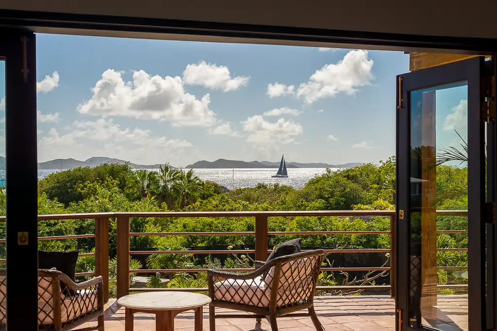 Cornucopia Villa's view to the water