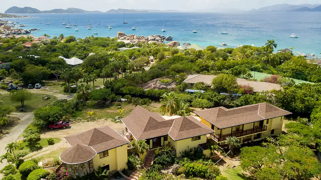 Cornucopia Villa's aerial view