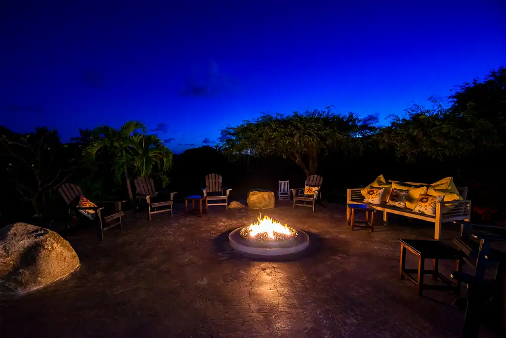 Cornucopia Villa's fire pit