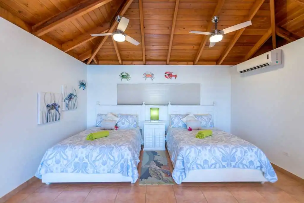 Sea Palms Villa bedroom with twin beds