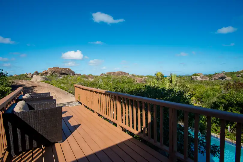 Amani Villa balcony