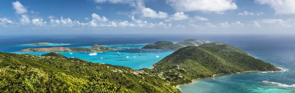 BVI hiking trails in the mountains